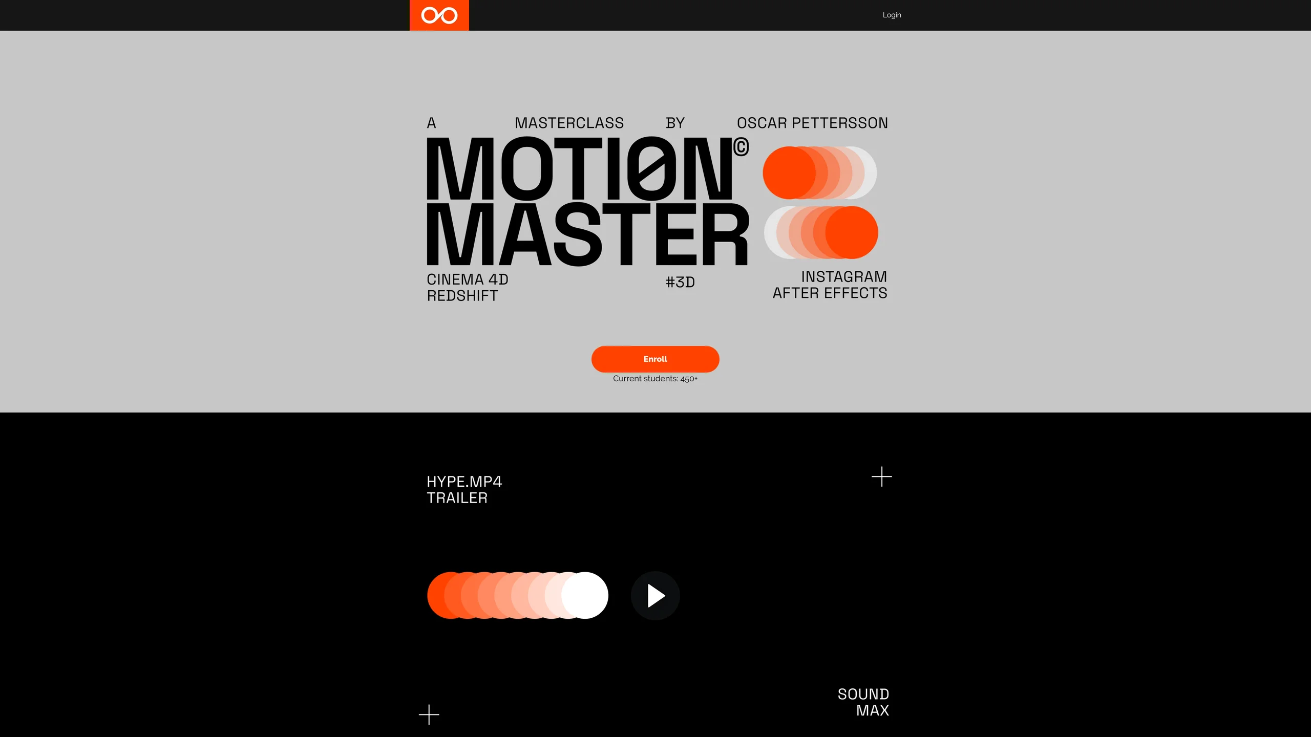 Motion Master course for 3D motion graphics