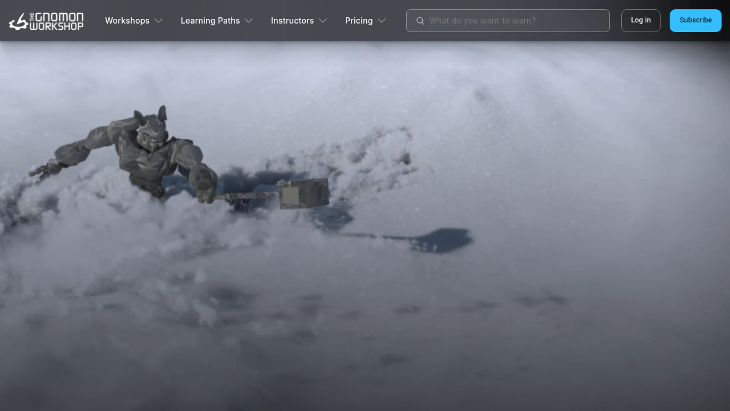 Snow Simulation Workflows in Houdini course