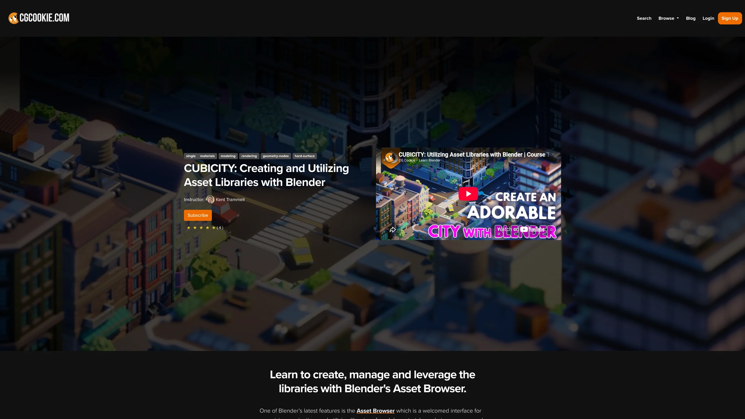 Procedural city blocks generated with Blender Geometry Nodes